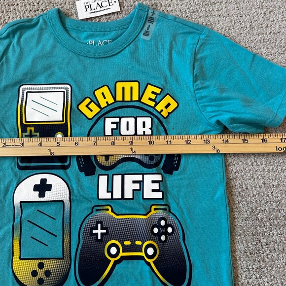 THE CHILDREN'S PLACE BOYS TYPOGRAPHY PRINTED T-SHIRT SHORT SLEEVE,SIZE S/P - 5/6 - Picture 7 of 8